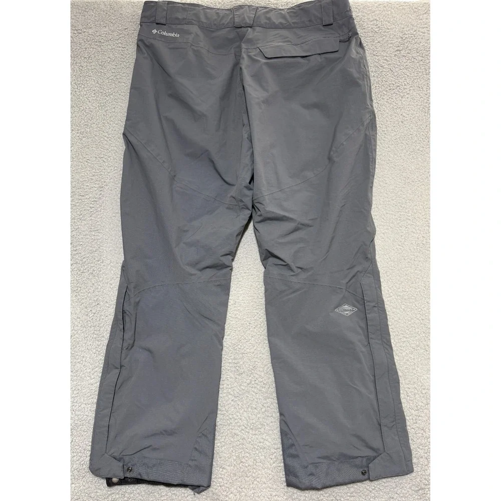 NEW Columbia Chilliwack Omni Tech Gray Ski Snow Pants Mens 2XL SM8366-053